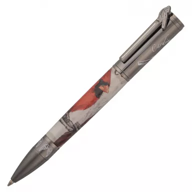 Heavenly Messenger Cardinal Ballpoint Twist Pen Kit In Gun Metal