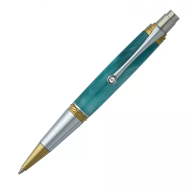 Majestic Squire EDC Gold TN and Chrome Ballpoint Click Pen Kit