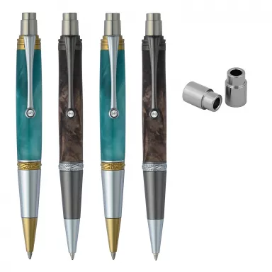 4 Majestic Squire EDC Click Pen Kit Starter Set
