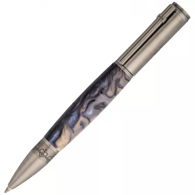 Miraculous Mary Medal Antique Pewter Twist Pen Kit