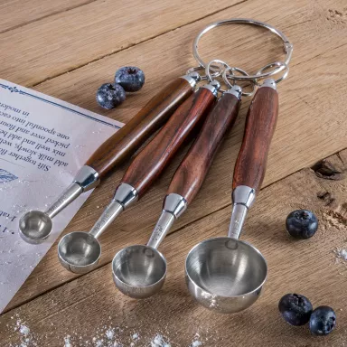 Measuring Spoon Kits: Set of 4, Stainless Steel
