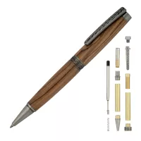 Olive Branch Antique Pewter Twist Pen Kit