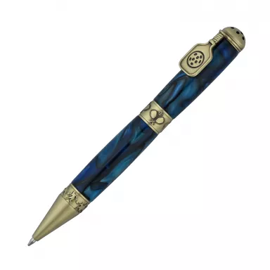 Pickleball Antique Brass Twist Pen Kit
