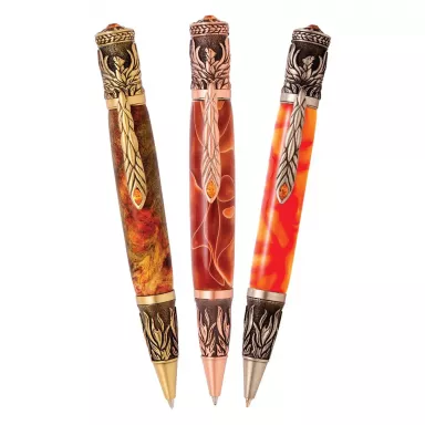 3 Phoenix Rising Twist Pen Kit Starter Set