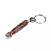 Secret Compartment Chrome Keychain Kit