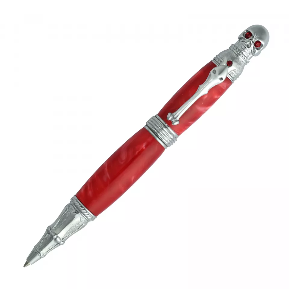 Skull Chrome Twist Pen Kit at Penn State Industries