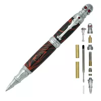 Skull Chrome Twist Pen Kit
