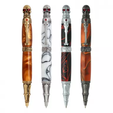 4 Skull Twist Pen Kit Starter set