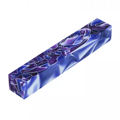 Lava Bright Classic Purple and Lavender 3/4 in. x 3/4 in. x 5 in. Pen Blank