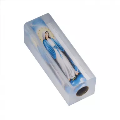 Our Lady of Grace Mary Label Cast Pen Blank