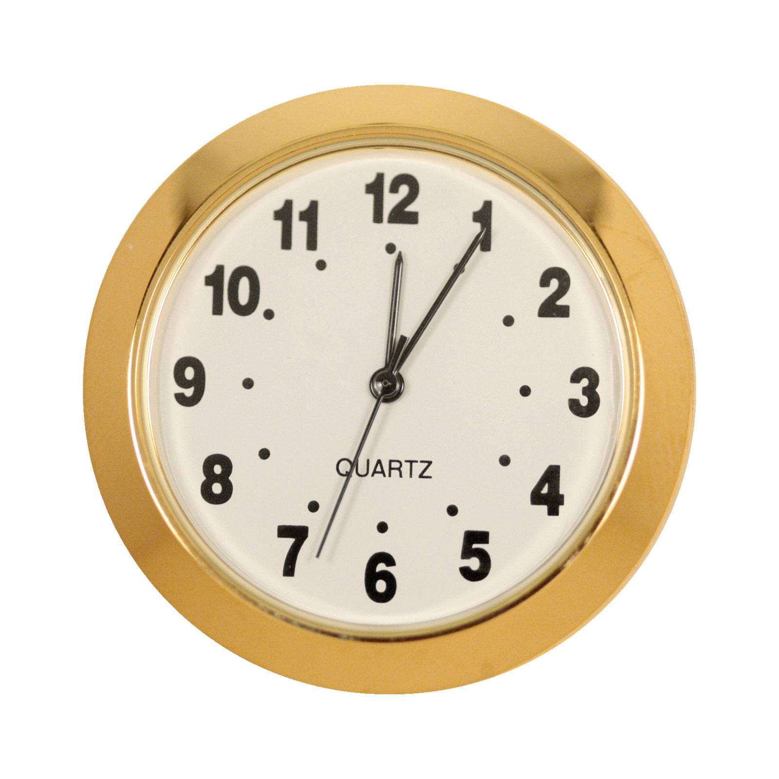 regeling kolonie taart 1-7/16 in. Mini Clock - Large Arabic Numerals at Penn State Industries