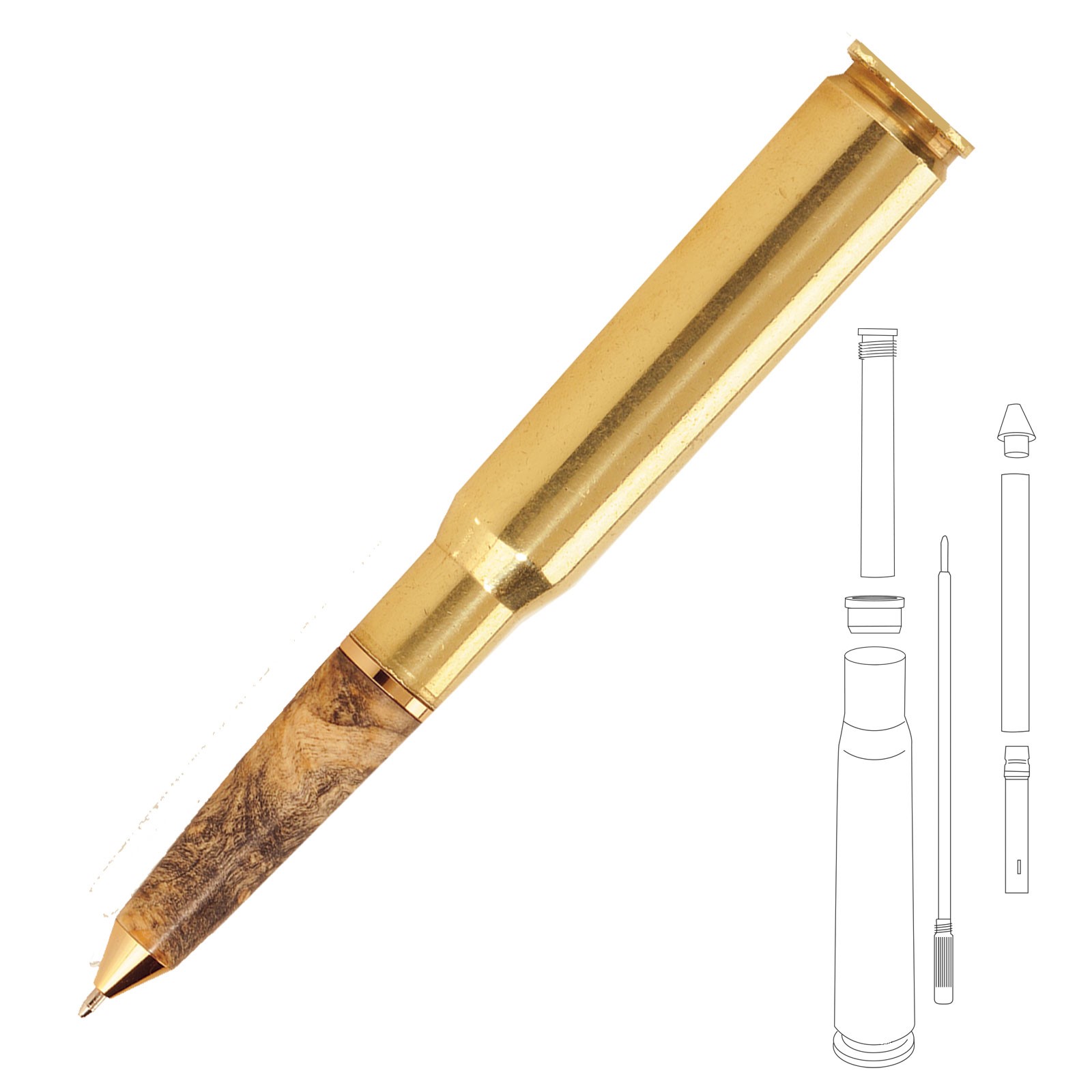 50 Caliber Machine Gun Bullet Cartridge Twist Pen Kit At Penn State