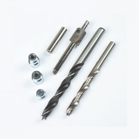 Broadwell Art Deco Accessories Set: with drill bits, bushings and trimming sleeve