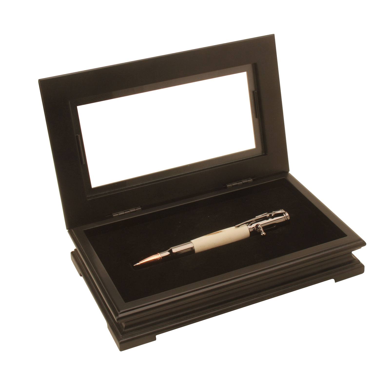 Fancy Single Black Pen Display Box at Penn State Industries