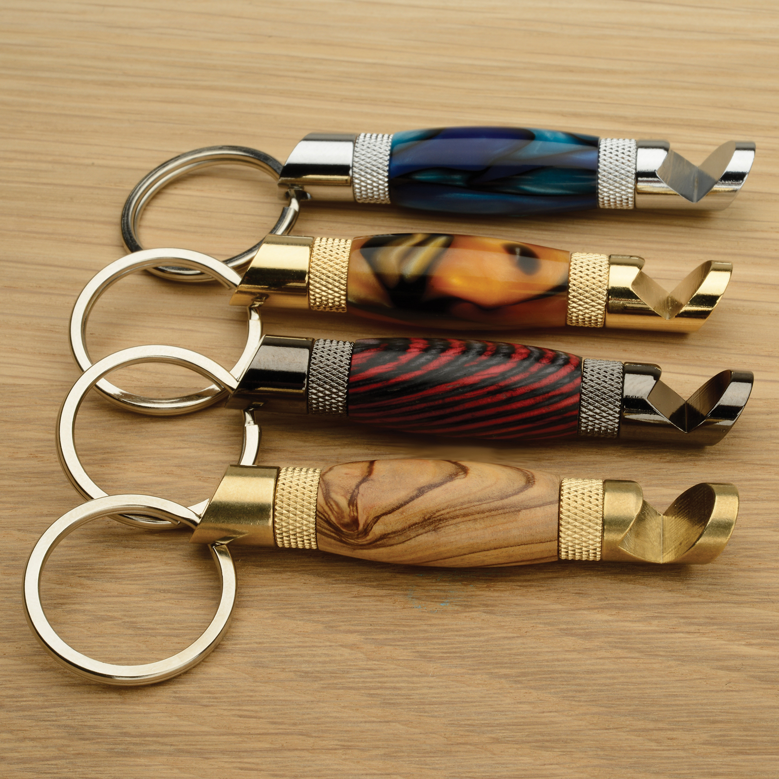 4 Bottle Opener Keychain Kit Starter Set at Penn State Industries