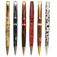 7mm Pen Kit Bundle: 8 Pen Kits and 3 sets of FREE Bushings and one 10 pack  of Cocobolo Blanks at Penn State Industries