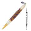 Diva Charm Purple Tanzanite Crystals Pen Kit in Gold TN and Chrome