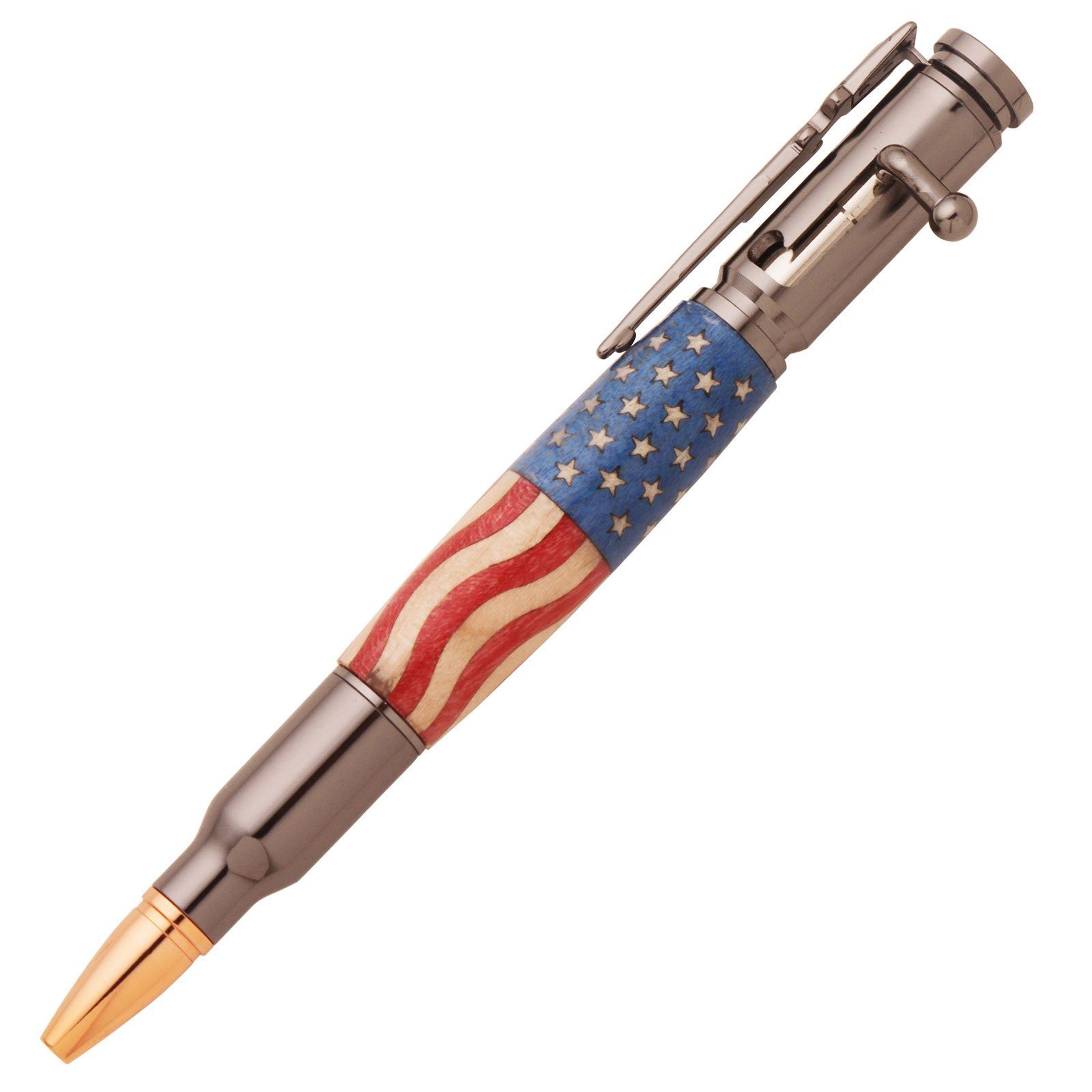 30 Caliber Bolt Action Gun Metal Bullet Cartridge Pen Kit at Penn
