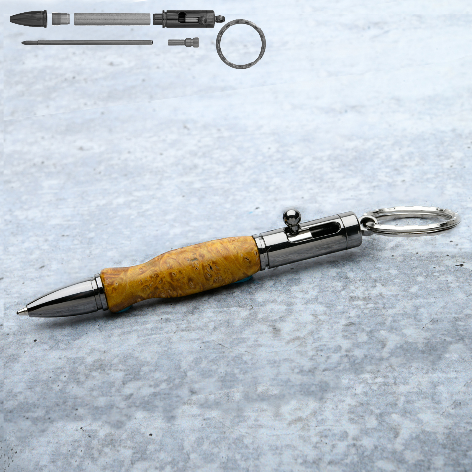 Mini Bullet Keychain Starter Set - 4 Kit Starter