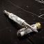 Broadwell Nouveau Sceptre Chrome and 22kt Gold Rollerball Pen Kit