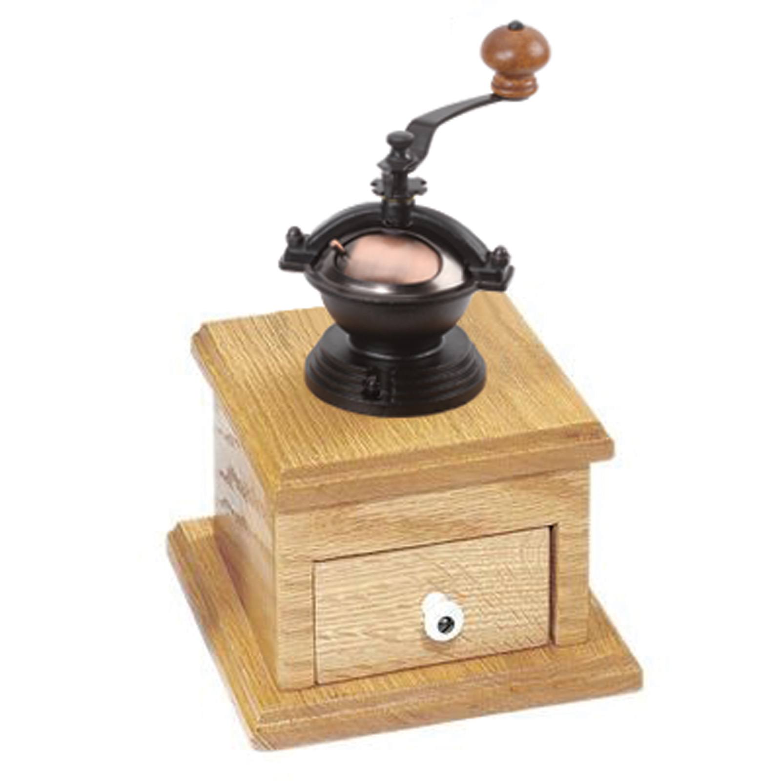 Antique Copper Housing Coffee Grinder Mechanism 3 in. x 3 in. x 5 in