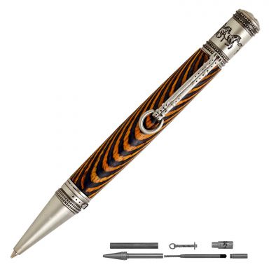 Horse Antique Pewter Twist Pen Kit