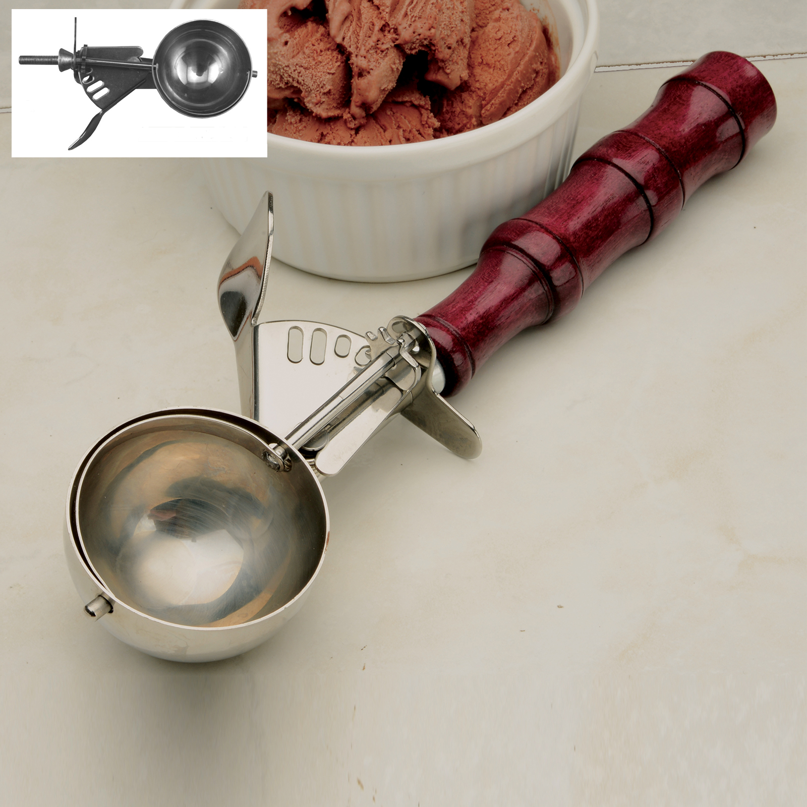 Thumb Disher / Ice Cream Scoop Stainless