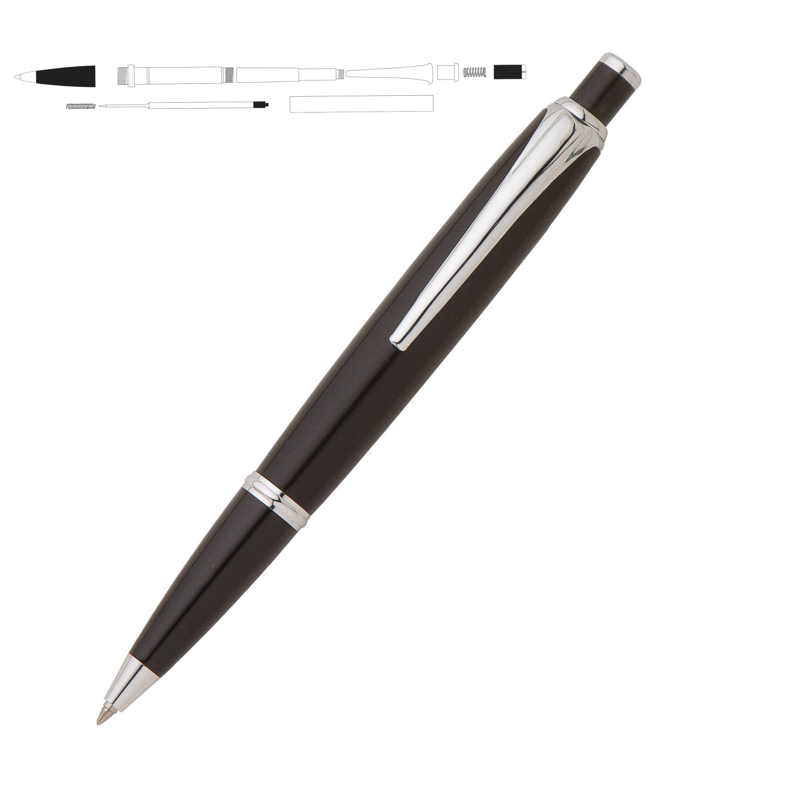 Blue White and Black Compson Pen