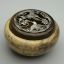 Hummingbirds Filigree Bowl Lid in Antique Pewter