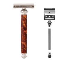 Safety Razor Handle Kit in Chrome