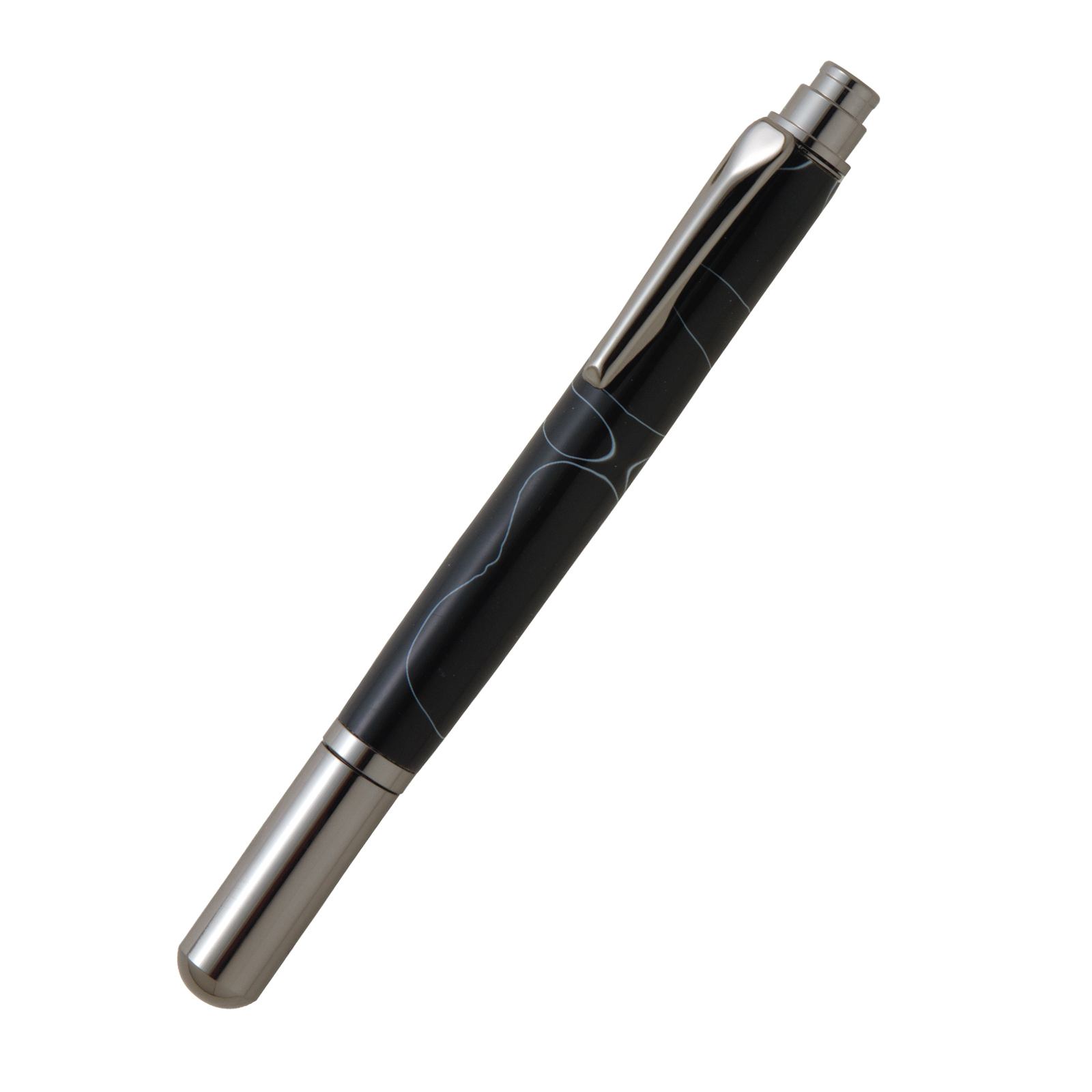 Majestic Gun Metal/Chrome Fountain Pen Kit at Penn State Industries