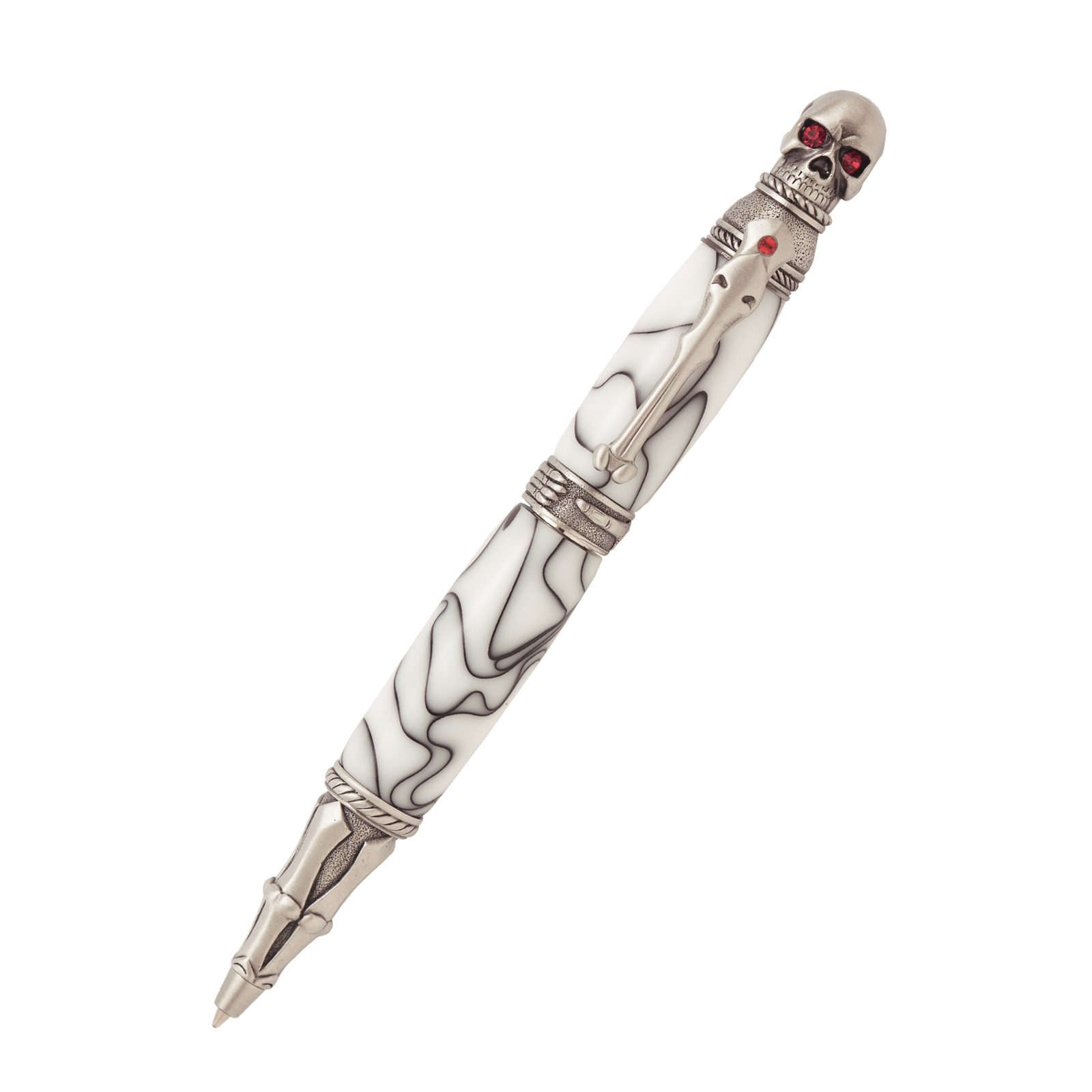 Skull Antique Pewter Twist Pen Kit at Penn State Industries