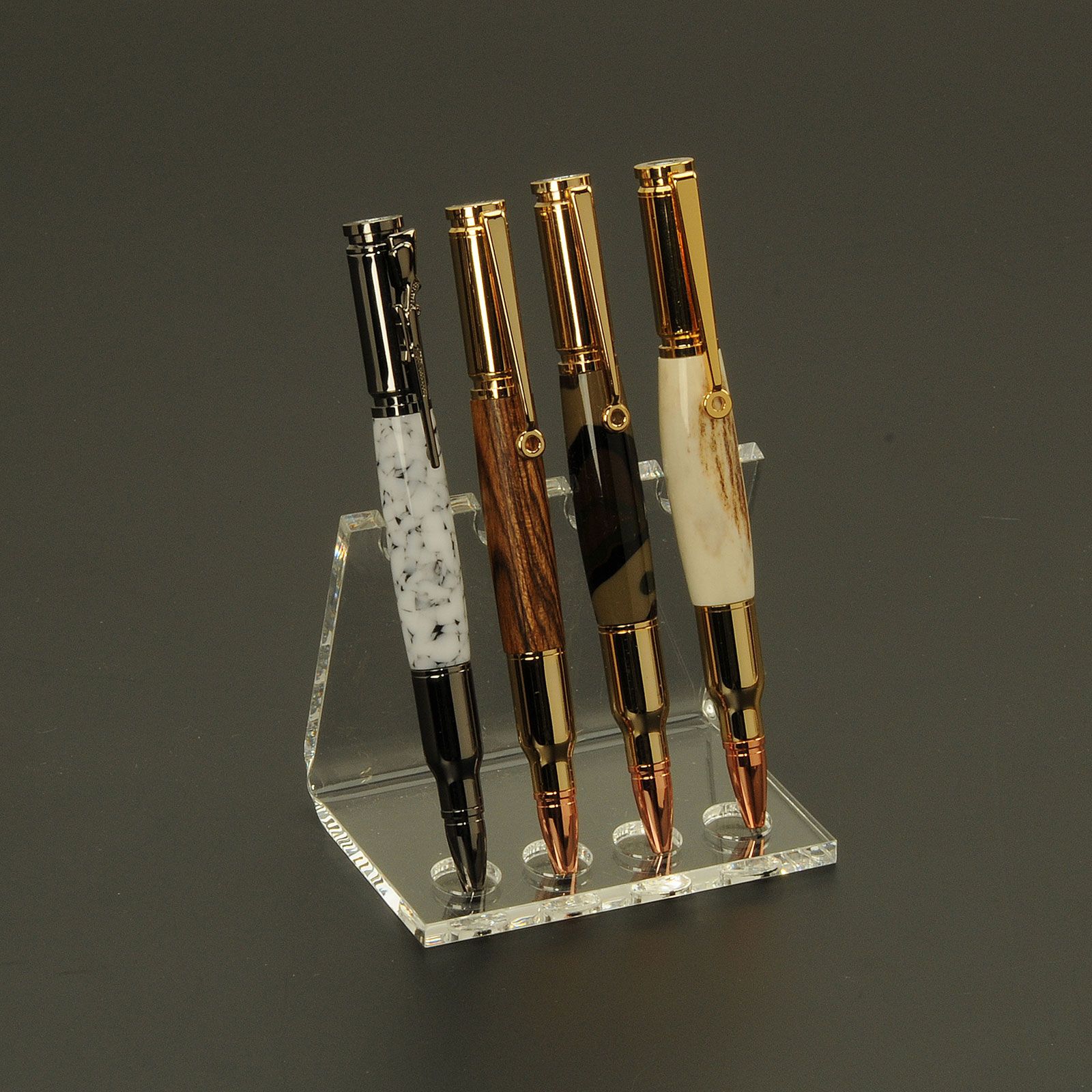 4 Pen Economy Acrylic Pen Display Stand