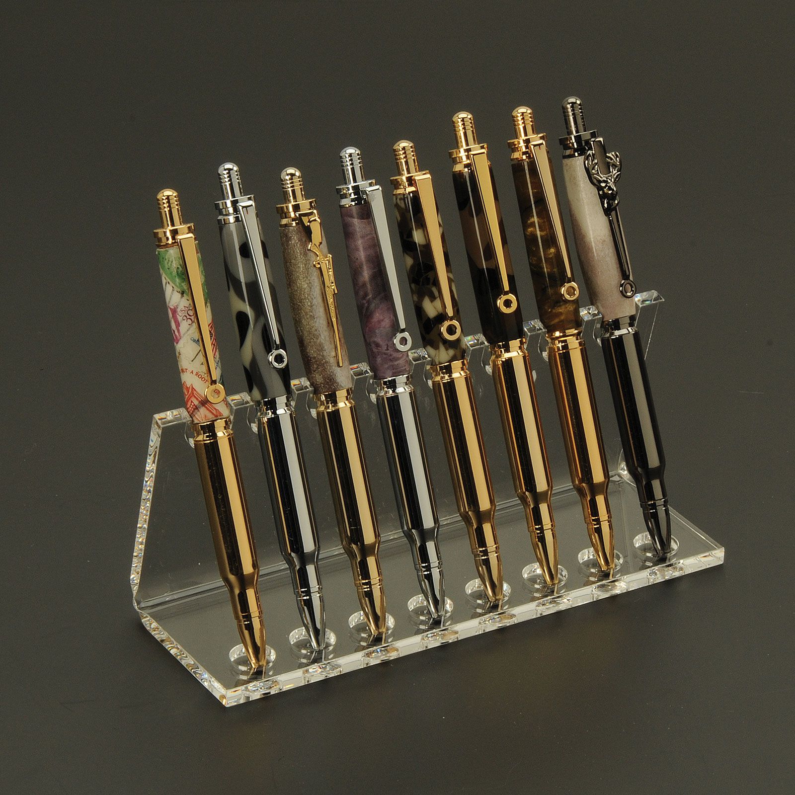 8 Pen Economy Acrylic Pen Display Stand at Penn State Industries