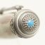 Southwest Antique Pewter with Turquoise Stone Twist Pen Kit