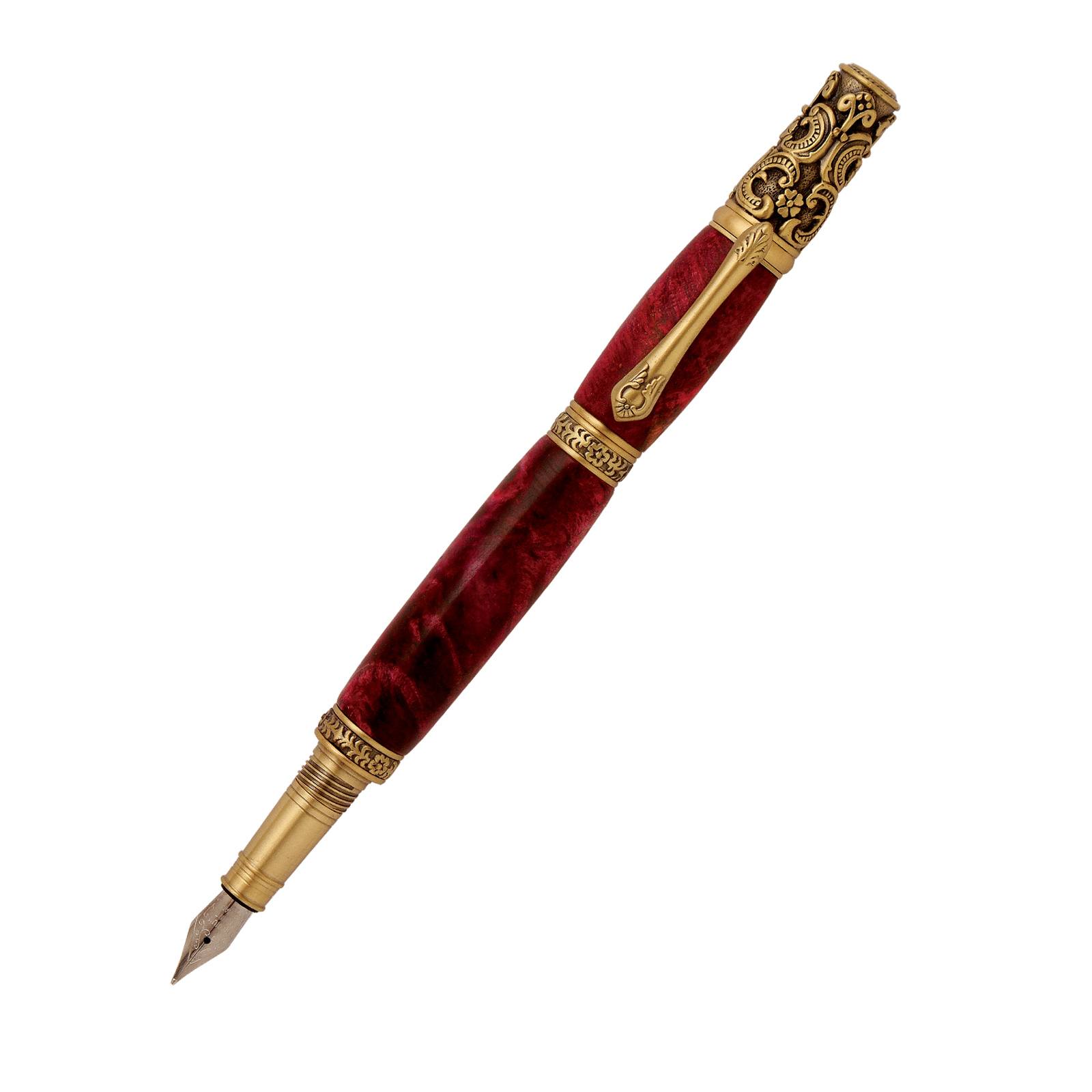 Victorian Fountain Antique Brass Gold Pen Kit at Penn State Industries