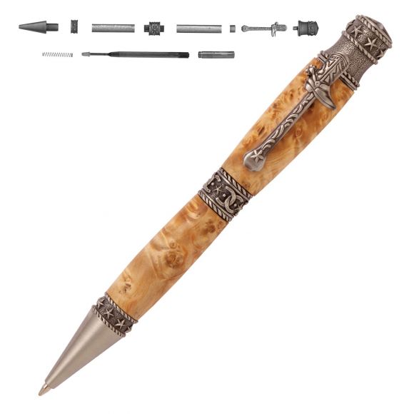 Cowboy Antique Pewter Twist Pen Kit