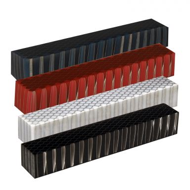 Pack of 4 Aluminum Honeycomb 3/4in. X 3/4in. X 5in. Pen Blanks