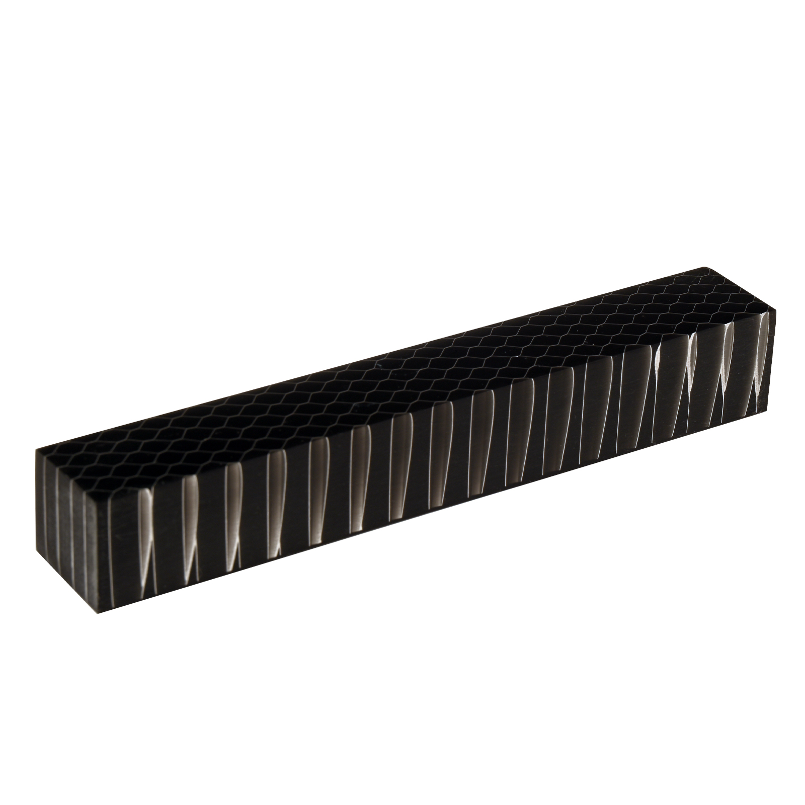 Aluminum Black Honeycomb 3/4in. X 3/4in. X 5in. Pen Blank at Penn State  Industries