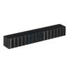 Aluminum Blue Honeycomb 3/4in. X 3/4in. X 5in. Pen Blank