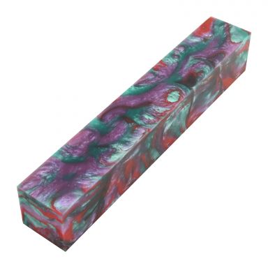 Alumilite 7/8in. x 7/8in. x 5.2in. Purple Rain Pen Blank by Barry Gross