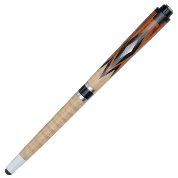 Pool Cue Inlay Blank Style B with Mother of Pearl Window: 10mm Tube