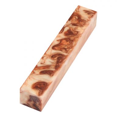Rhino Copper Lightening 7/8 in. x 7/8 in. x 5 in. Pen Blank